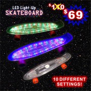 Led Skateboard Ten Led Light Settings