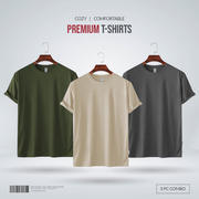 Kids Premium Blank T-Shirt | Deep Blue